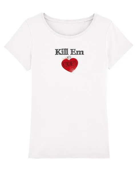 Human Family Human Family Bio Damen T-Shirt "Faith - Kill Em with Heart" – Produktbild 2 von 2
