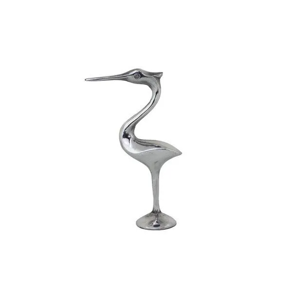 Mitienda Shop Mitienda Shop Dekofigur Storch, Geschenkidee zur Geburt aus Zinn – Produktbild 1 von 4