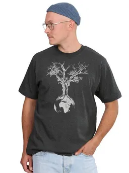 Life-Tree Life-Tree Organic Fairwear Heavy Shirt Men Weltenbaum – Produktbild 1 von 1