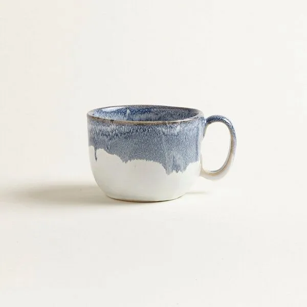 onomao onomao Große Tasse - Traditionell, Graublau dipped, – Produktbild 1 von 4