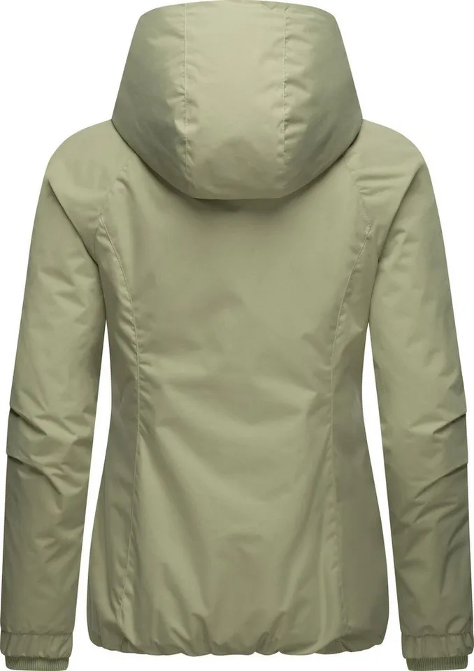 ragwear ragwear Winterjacke Dizzie Warm Wasserdichte Damen Jacke mit Kapuze, Grün, – Produktbild 4 von 5