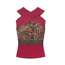 körber mode körber mode Top gekreuzte Neckholder Bio Jersey mit Mesh-Einsatz – Produktbild 1 von 1