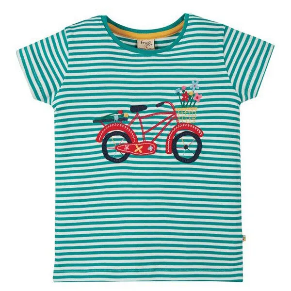 Frugi Frugi T-Shirt Fahrrad Camille Applique Tee – Produktbild 1 von 3