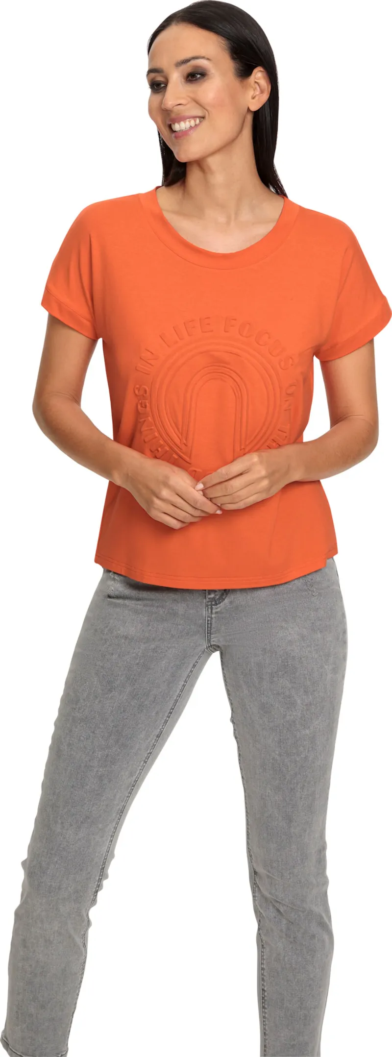 heine Kurzarmshirt orange, Orange, – Produktbild 2 von 2