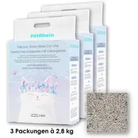 PetRhein PetRhein Katzenstreu Tofu gemischt mit Vulkangestein – Produktbild 1 von 1