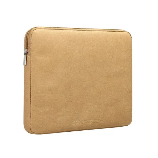 Woodcessories Woodcessories Laptop Tasche aus Kraftpapier, Braun, – Produktbild 2 von 4