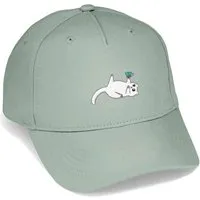 LIGARTI Bestickte Cap – Samantha die Katze – LIGARTI Tiermanufaktur, Mintgrün, – Produktbild 1 von 1