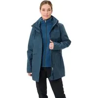 Vaude VAUDE Damen-Parka 'Idris 3in1 IV' mit angeschnittener Kapuze, dark sea, Gr. 36 – Produktbild 1 von 1