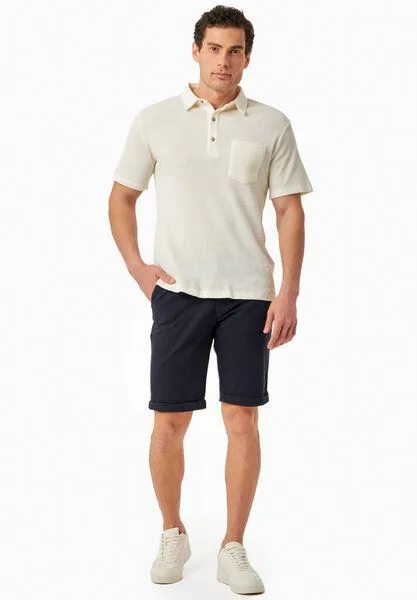 ORGANICATION ORGANICATION Regular-Fit Shorts aus Bio-Baumwolle, Dark navy, – Produktbild 1 von 3