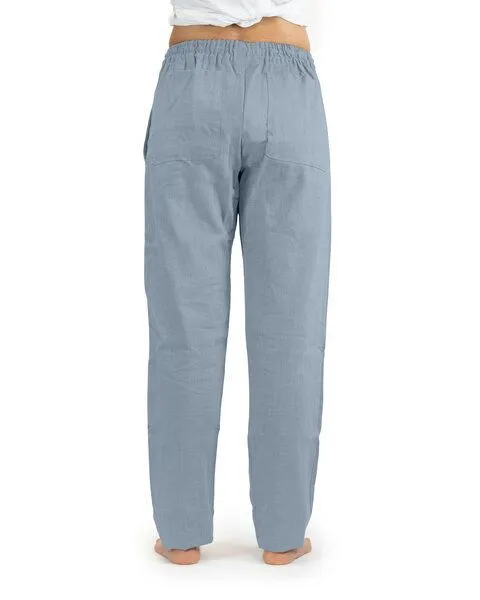 SCHAZAD Leinenhose CHINO von SCHAZAD, Petrol, – Produktbild 3 von 3