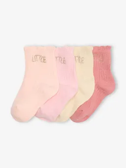 Vertbaudet 4er-Pack Baby Socken LITTLE BASIC – Produktbild 1 von 1