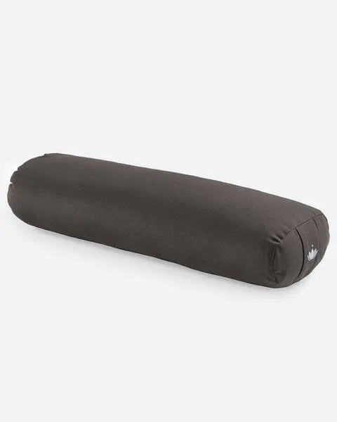 Lotuscrafts Lotuscrafts BIO Yoga Bolster RESTORATIVE S mit weicher Kapokwolle gefüllt, Anthrazit, – Produktbild 1 von 5