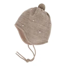 Maximo Maximo Winter-Strickmütze mit Bommel Eichel-Stickereien – Produktbild 1 von 1