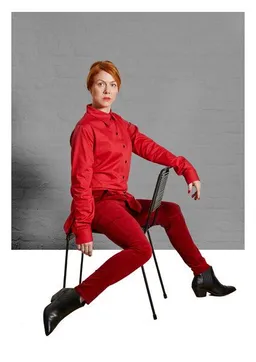 Sophia Schneider-Esleben Sophia Schneider-Esleben Ann - Damenhose, Cordhose, Bundfaltenhose, Highwaist aus Bio-Baumwolle – Produktbild 1 von 1