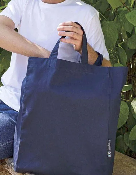 Neutral Neutral® Baumwolltasche Einkaufstasche Shopper Kurze Henkel, Schwarz, – Produktbild 1 von 2
