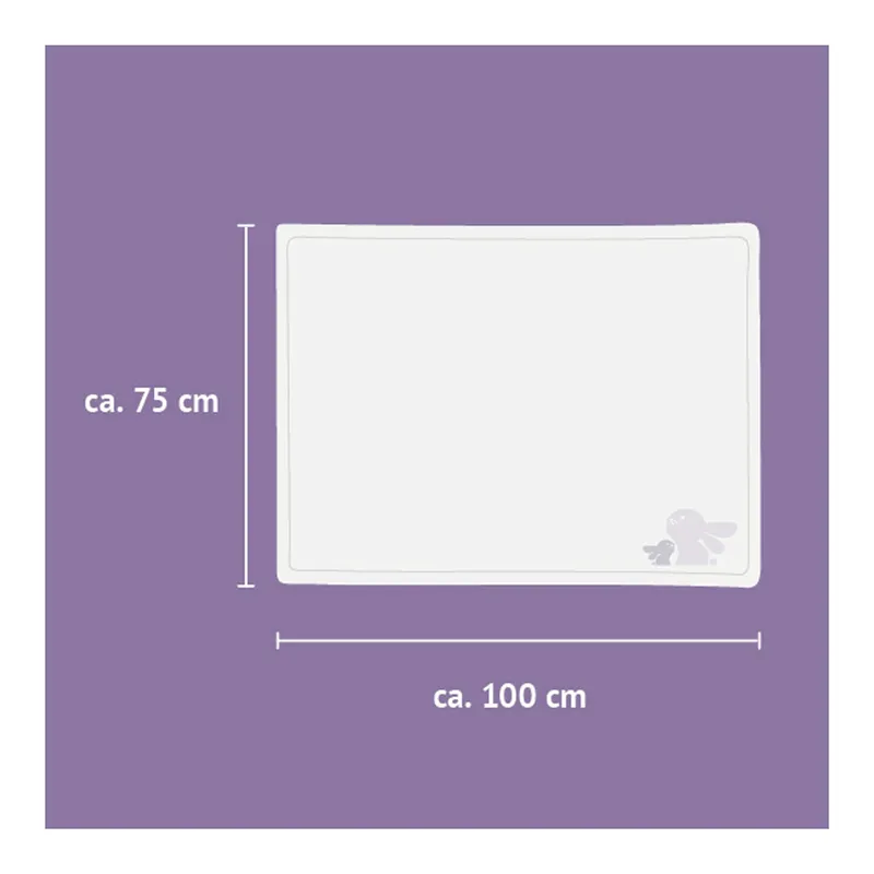 Träumeland Träumeland Babydecke Jersey, Weiss, – Produktbild 2 von 3