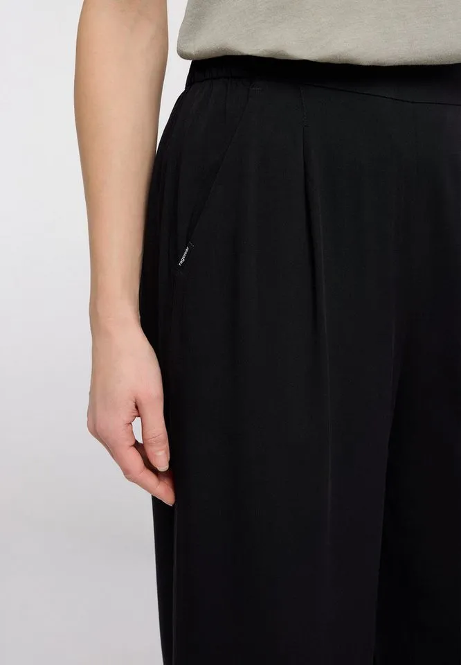 ragwear ragwear Schlupfhose LOGGAN reine Viskose und weites Bein für angenehmes Tragegefühl, Schwarz, – Produktbild 5 von 5