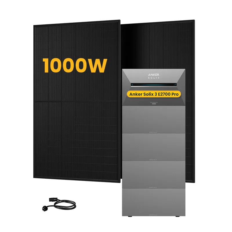 Anker Anker SOLIX Solarbank 3 E2700 Pro, mit 2 x 500W Bifaziale Solarmodule, by Powerness - 10.8kWh / ohne Zubehör / Standardversand – Produktbild 1 von 1