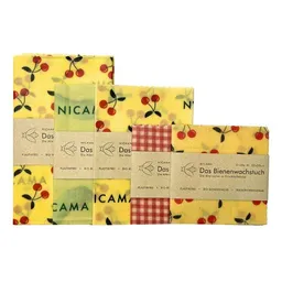 NICAMA NICAMA Bienenwachstücher 5er Set (2xM + 2xL + XXL) – Produktbild 1 von 1