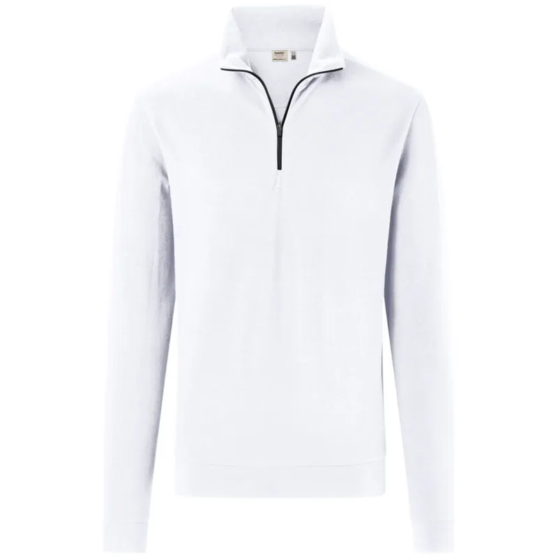 HAKRO HAKRO Zip-Longsleeve Piquè ECO #535 Gr. S weiß – Produktbild 1 von 1