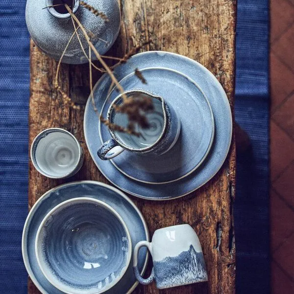 onomao onomao Tasse - Traditionell, Graublau dipped, – Produktbild 3 von 4