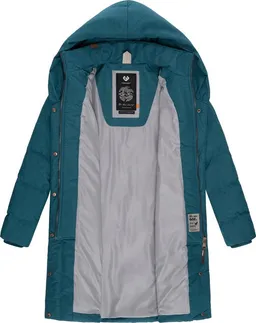 ragwear ragwear Steppmantel Natalka Melange wasserdichter Damen Wintermantel mit gefütterter Kapuze – Produktbild 1 von 1