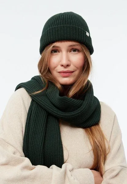 Givn Berlin Givn Berlin Beanie GBCHRISTOF aus Bio-Baumwolle, Bottle green, – Produktbild 1 von 4