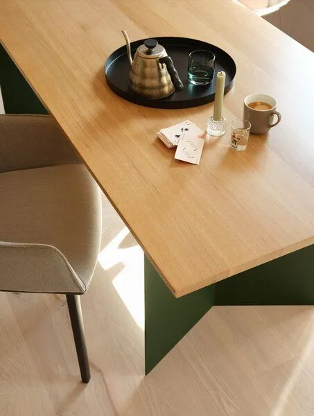Hausen Hausen Bank FOLD Douglas fir, Schwarz (ral 9005), – Produktbild 6 von 7