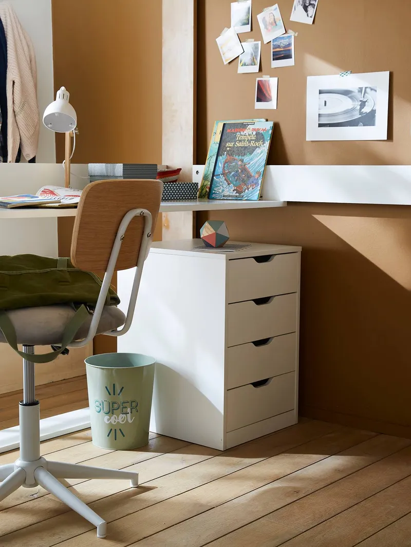 Vertbaudet Kinderzimmer Schubladenelement, Weiß, – Produktbild 2 von 4