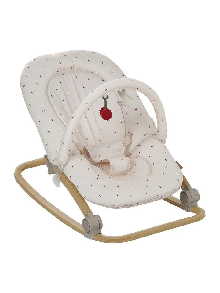 Vertbaudet Vertbaudet Babywippe Babywippe mit Spielbogen BABYDREAM, Beige|gelb, – Produktbild 1 von 5