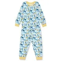 Sense Organics sense-organics Sense Organics Kinder Schlafanzug 2-Teiler Bio Baumwolle, Hundedruck/hellblau, – Produktbild 1 von 1