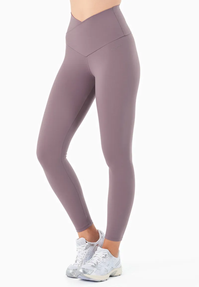 ORGANICATION ORGANICATION Damen vegan Leggings Hohe Taille Libby Dirty Lilac, Lila, – Produktbild 1 von 2