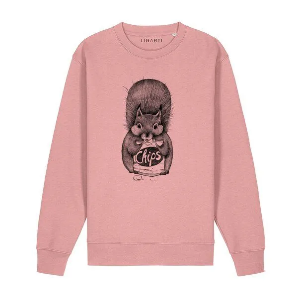 LIGARTI Pullover – Chipseichhörnchen – LIGARTI Tiermanufaktur, Senfgelb, – Produktbild 3 von 3
