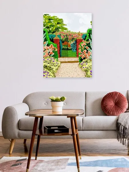 Photocircle Photocircle Poster / Leinwandbild - Gated Garden – Produktbild 2 von 4