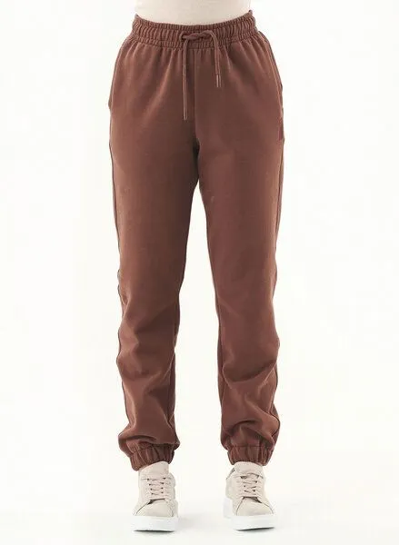 ORGANICATION ORGANICATION ESSENTIALS-PERRIE- Soft Touch Sweathose aus Bio-Baumwolle, Braun(coffee brown), – Produktbild 1 von 3