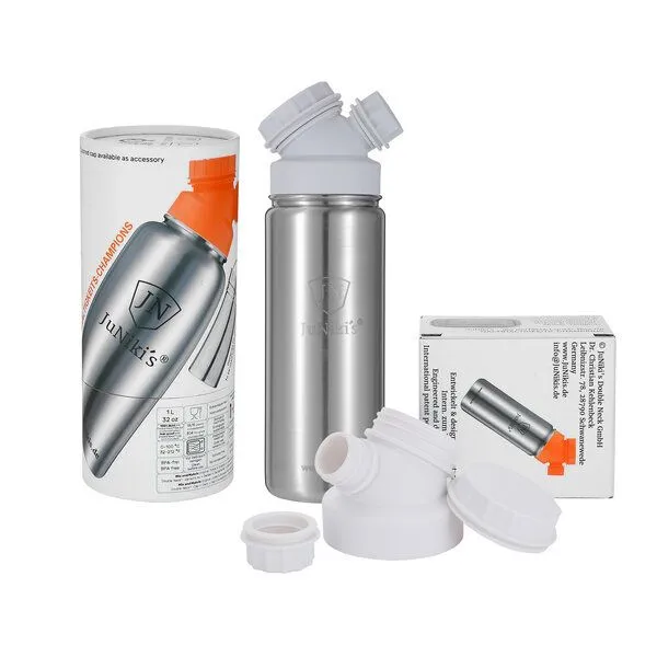 JN JuNiki's JN JuNiki's isolierte Trinkflasche 550ml 8 Farben, Weiss, – Produktbild 1 von 4