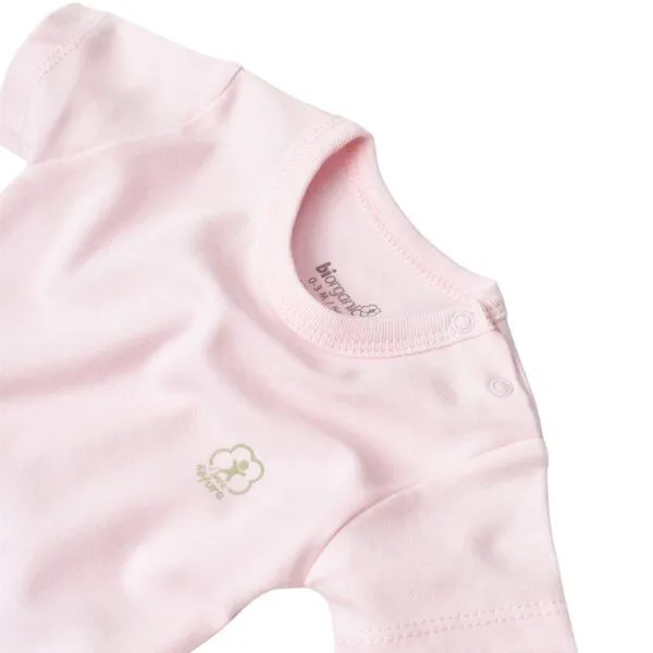 Biorganic Biorganic Baby Body 100% Bio-Baumwolle Basic Nature Kurzarmbody GOTS, Rosa(rosa), – Produktbild 3 von 3
