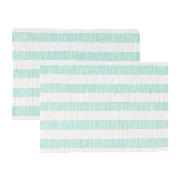 El Puente El Puente Tischset aus Baumwolle (2er-Set), Grün, – Produktbild 1 von 1