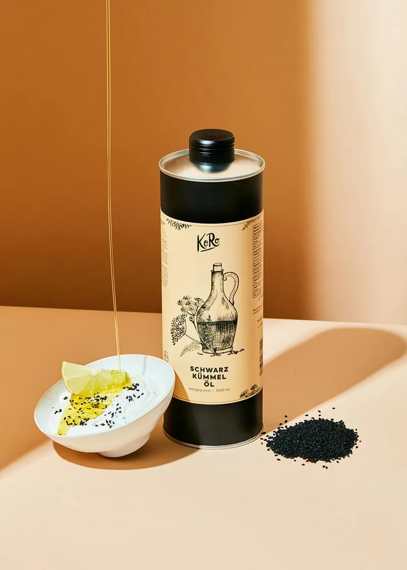 KoRo Bio Schwarzkümmelöl 1 L – Produktbild 2 von 5