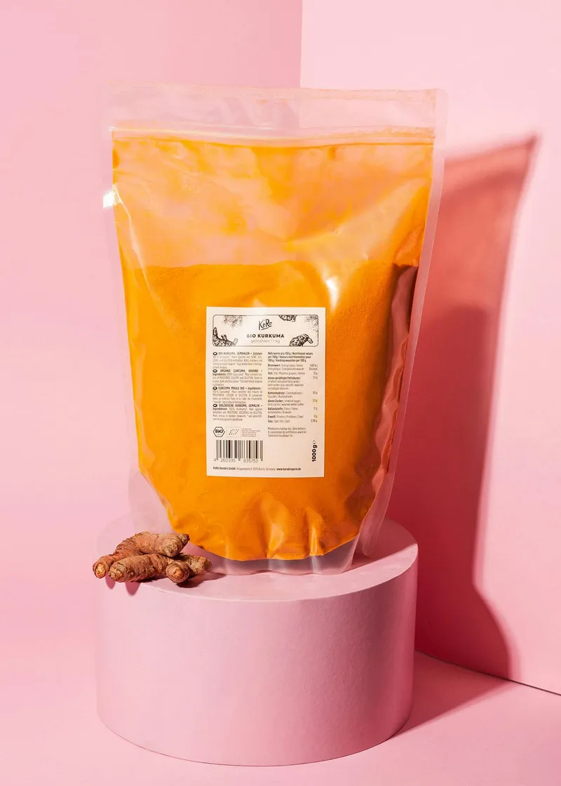 KoRo Gemahlener Bio Kurkuma 1 kg – Produktbild 2 von 5