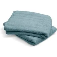 jilda tex Ocean Safe by Jilda-tex Badetuch / Strandtuch 100% Bio-Baumwolle uni 80x180 cm, Aqua, – Produktbild 1 von 1