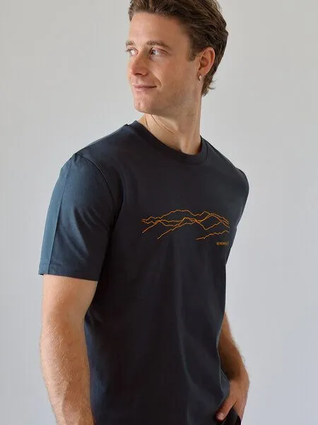 Kultgut Kultgut Artdesign - Biofair Shirt / Bergwelt, Vintagegrey, – Produktbild 3 von 3