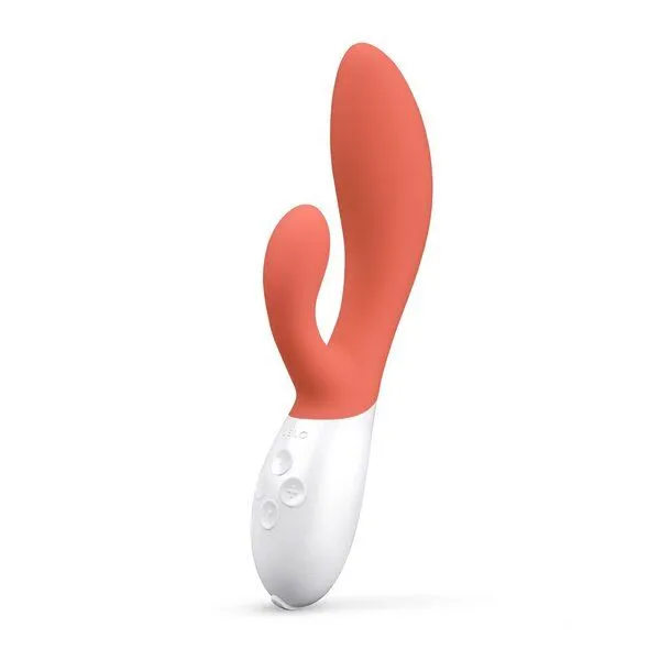 LELO G-Punkt- und Klitorisvibrator (Rabbit-Vibrator) - LELO INA 3, Korallrot, – Produktbild 1 von 4