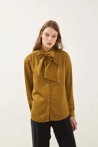 CUS Cus - Bluse Juno, Caramel, – Produktbild 1 von 2