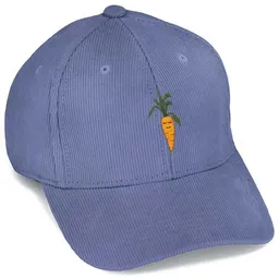 LIGARTI Bestickte Cord Cap – Karotte – LIGARTI Tiermanufaktur – Produktbild 1 von 1