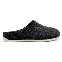 thies Veganer Slipper "thies ® PET", fair, mit Wechselfussbett, Choco (dunkelbraun), – Produktbild 1 von 1