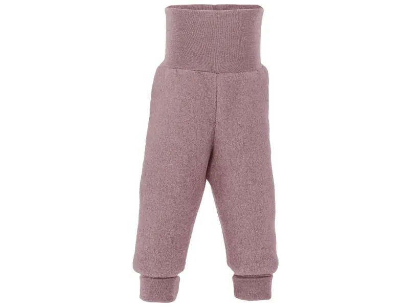 Engel natur Engel Natur Babyhose Bio-Merinowolle Fleece maschinenwaschbar melange-rosenholz Gr. 74/80, Rosa, – Produktbild 1 von 1