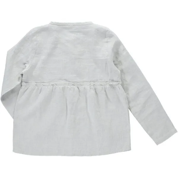 PETER JO PETER JO Shirt Violet aus Leinen, Creme, – Produktbild 2 von 3