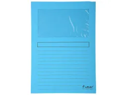 Exacompta 25 Exacompta Fenstermappen "Forever" Kleinpack blau – Produktbild 1 von 1