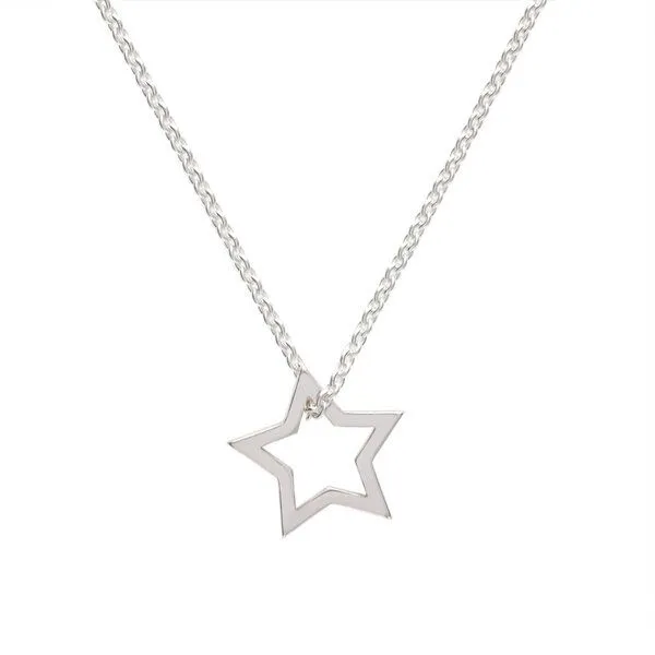 BELLYBIRD Jewellery BELLYBIRD Jewellery Halskette - kleiner Stern, Sternanhänger, Silber/ Silber vergoldet, Silber, – Produktbild 1 von 4